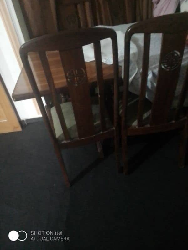 6 chair with dining table,03005261212fon no 0