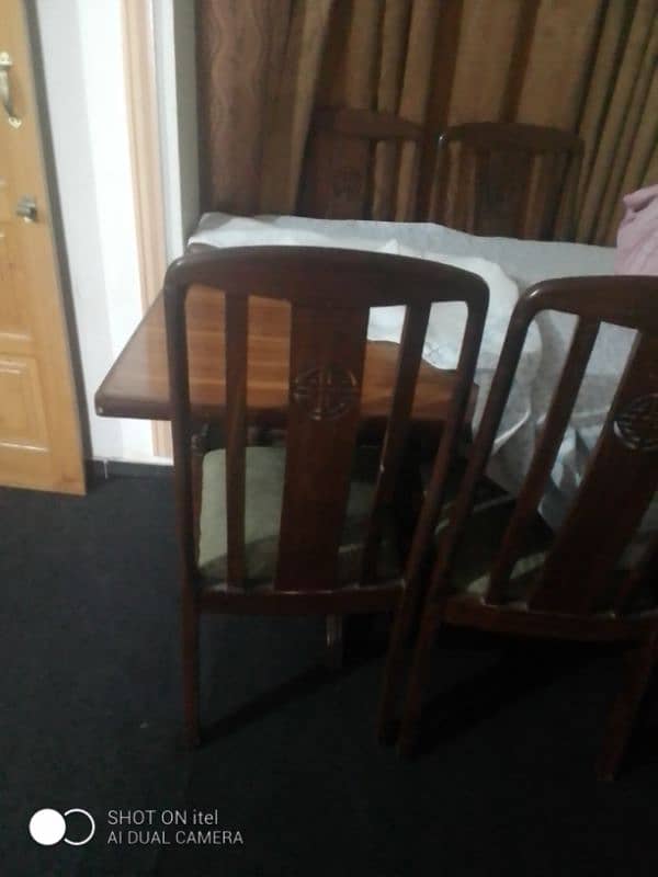 6 chair with dining table,03005261212fon no 1