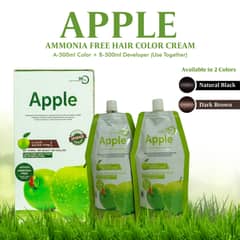 Hair Colour Natural Black Dark Brown Amonia Free Apple Hair Color