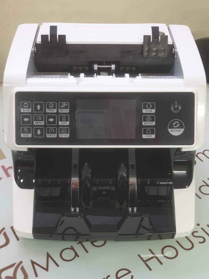 cash counting machine with fake note detection, fast reliable speedy 12