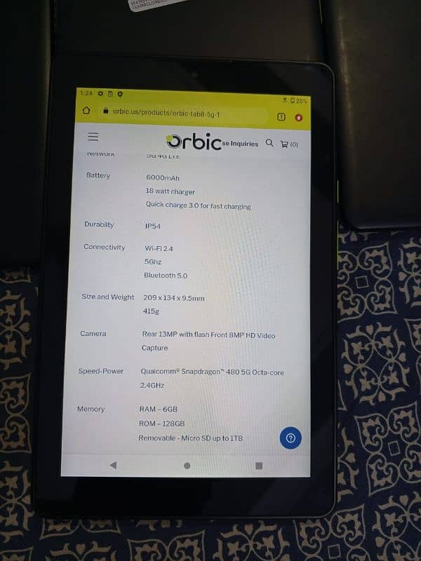 ORBIC TABLET USA BRAND 0