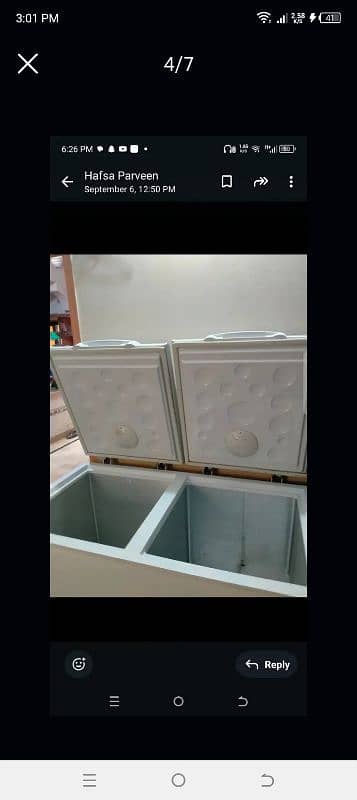 haier deep freezer bht km used 1