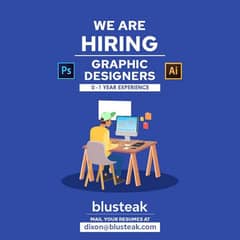 We Are Hiring A Male & Female Required For Graphic Designer