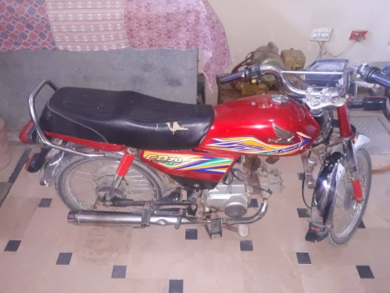 honda cd70 2020 model bike bilkul ok hai WhatsApp 03262306985 6