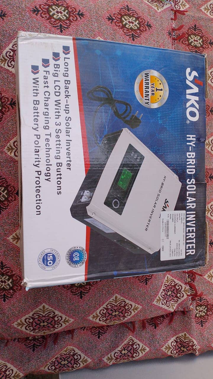 1kw Sako Solar Inverter in warranty 5