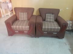 5 seater sofa and table