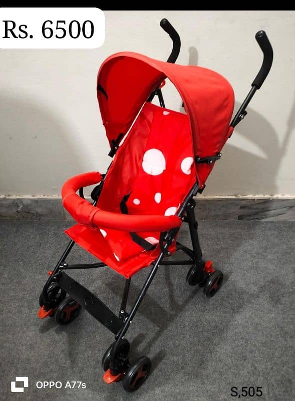 High Chair and Baby Pram Stoller Multifunctional & Compact Folding 8