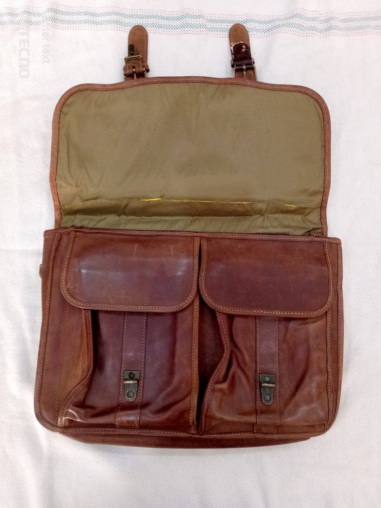 Laptop bag pure leather 4