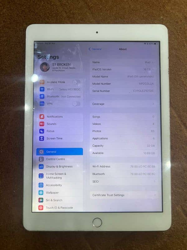 i pad 5th gen exchang Possible 8