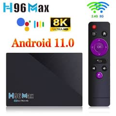 Smart Box H96max 8gb+64gb Quad Core 4k Ulta Hd 11.0v