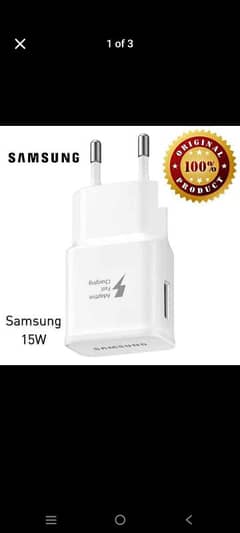 Samsung 3.0 Original Charger