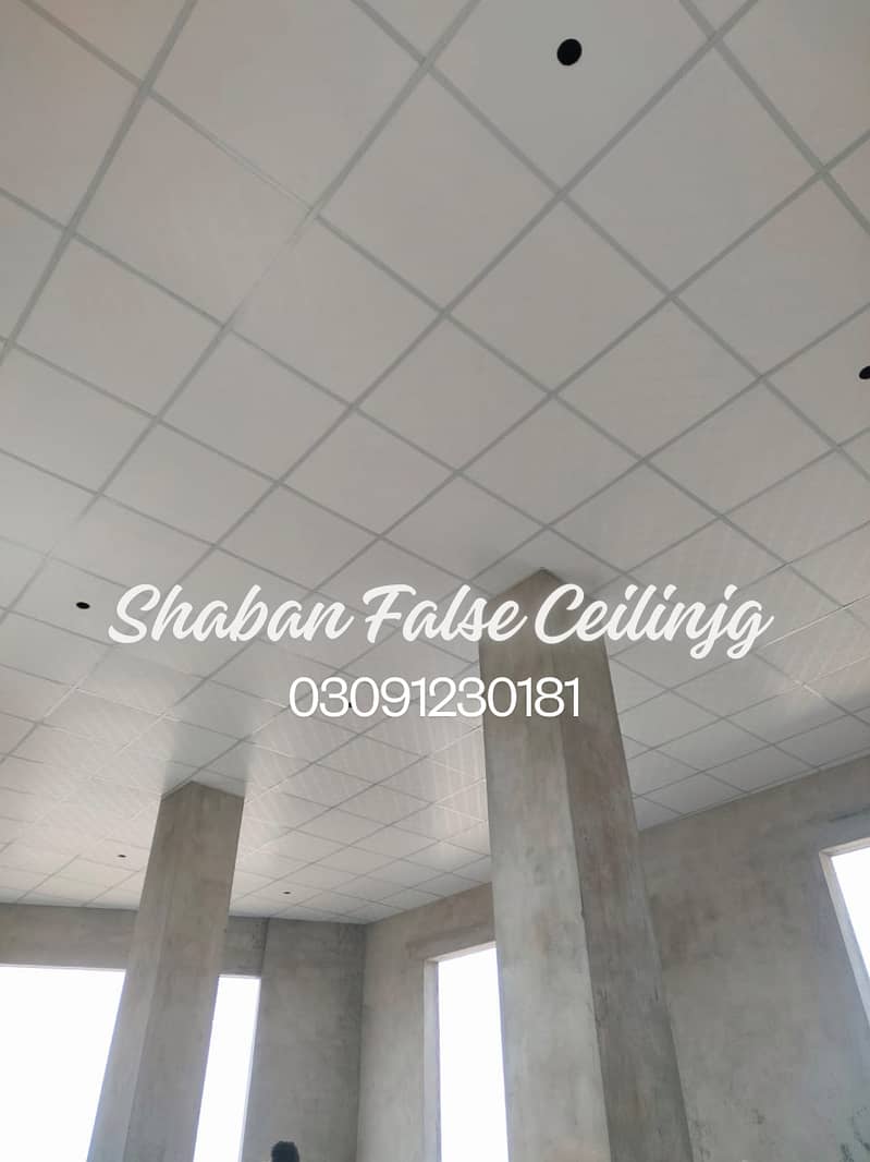 Gypsum ceiling / fancy ceiling / False ceiling / 2 by 2 Ceiling 4