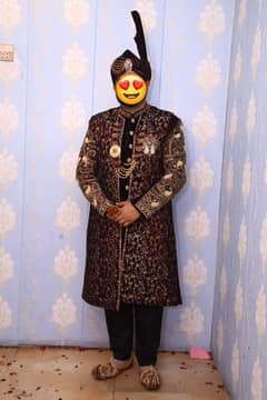 sherwani full set brand new