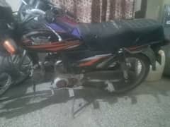 road price black color good running bike no repair