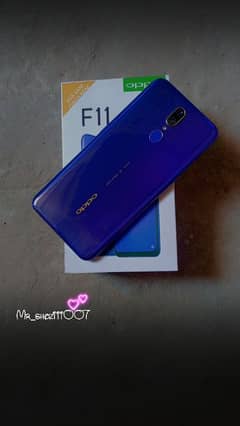 oppo f11  8/256  with just box