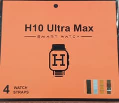 H10 ultra max (4 straps) smart watch