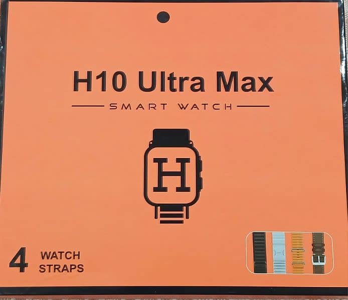 H10 ultra max (4 straps) smart watch 0