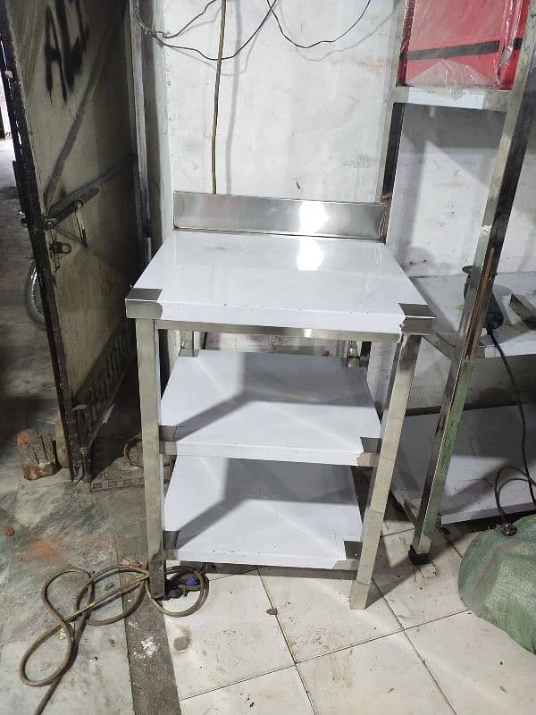 Working Table New Available/Counter/hotplate/fryer/pizza oven/grill 2