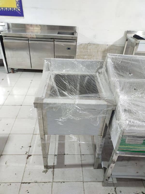 Working Table New Available/Counter/hotplate/fryer/pizza oven/grill 8