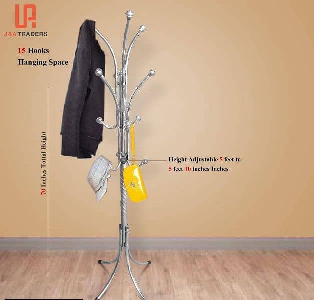 steel coat hanger stand 0