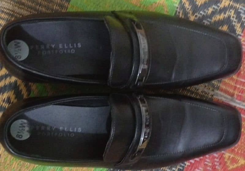 New Year Hot Sale Original Perry Ellis Men Dress Shoe Brand New 0