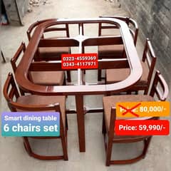 Dining table / Smart dining table / round table dining / chair / table