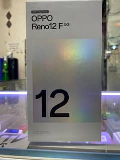 oppo Reno 12F 5g just box open full warranty