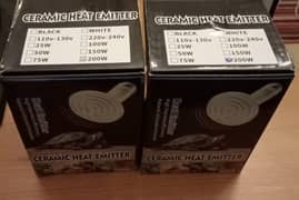 Ceramic heaters 100W each - 2 units