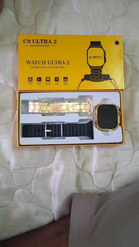 smart watch ultra gold 0