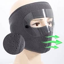 Thermal Riding Full Face Cover Mask with Eye Protection 0