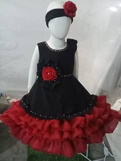 Branded fancy frock moonlight بےبی فراک