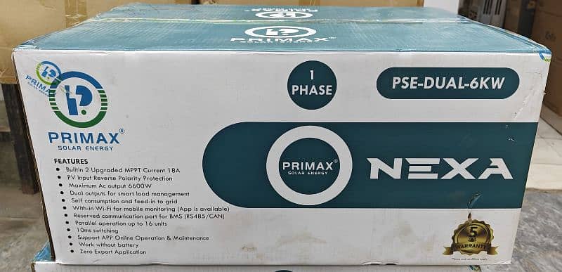 Primax NEXA IP66 Solar Hybrid Inverter 6KW 8