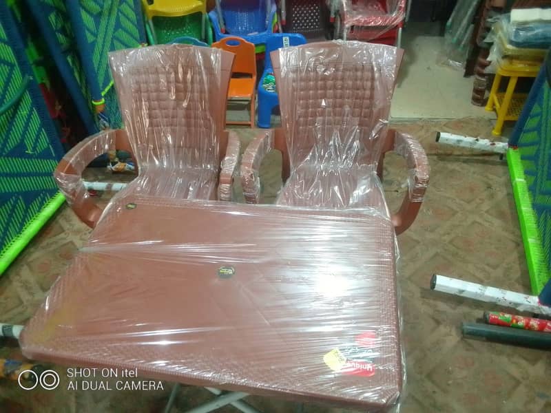 Plastic chairs and table set /plastic chair/Plastic table/chairs 4