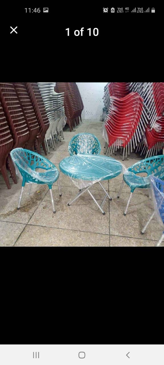 Plastic chairs and table set /plastic chair/Plastic table/chairs 8