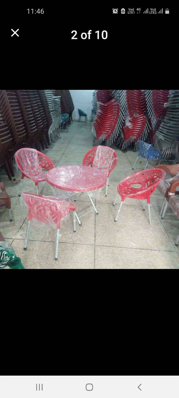 Plastic chairs and table set /plastic chair/Plastic table/chairs 9