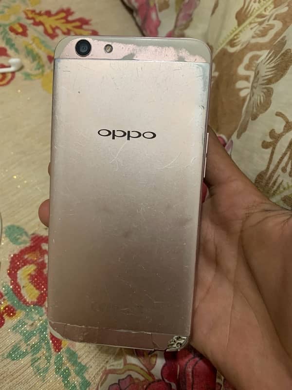 orignal oppo f1s a little bit rough condition touch glass crack 1