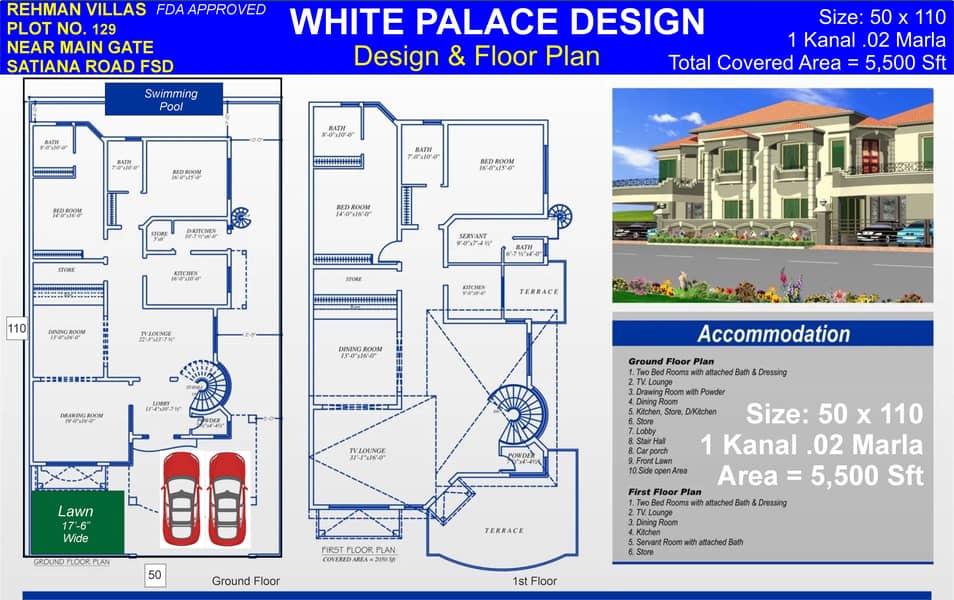 ONE KANLA PLUS PLOT FOR SALE IN GAS COLONY SATIANA ROAD 1