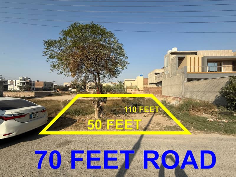 ONE KANLA PLUS PLOT FOR SALE IN GAS COLONY SATIANA ROAD 3