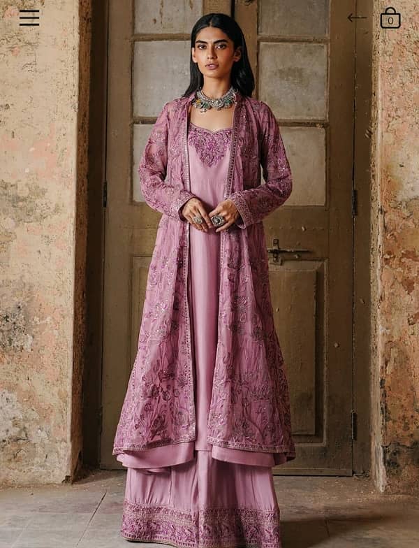 Formal Dress | Women Suit | Embroided Suit | Silk Maxi 1