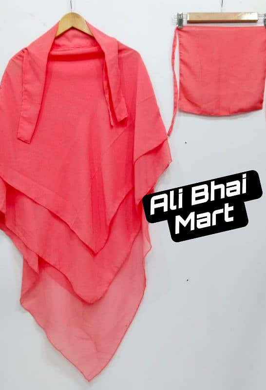 ARTICAL 3 LAYER HIJAB SET all Pakistan free home delivery 4