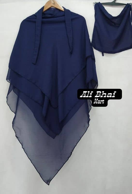 ARTICAL 3 LAYER HIJAB SET all Pakistan free home delivery 11