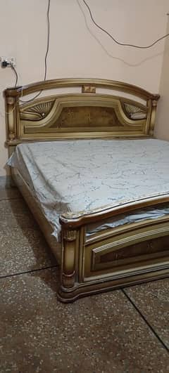 3 pcs lasani wood bed set