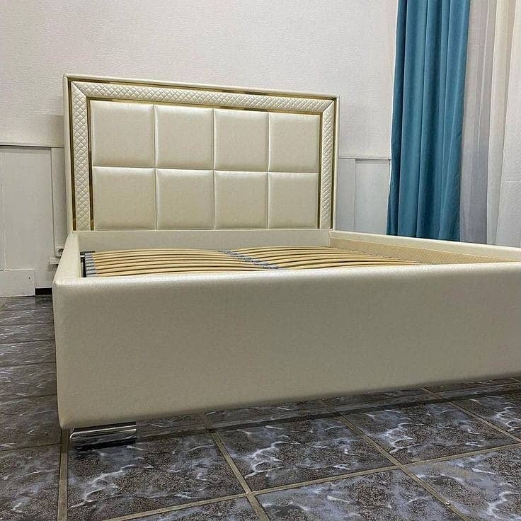 dubal bed/wooden bed/factory rate/double bed/side table/dressing 16