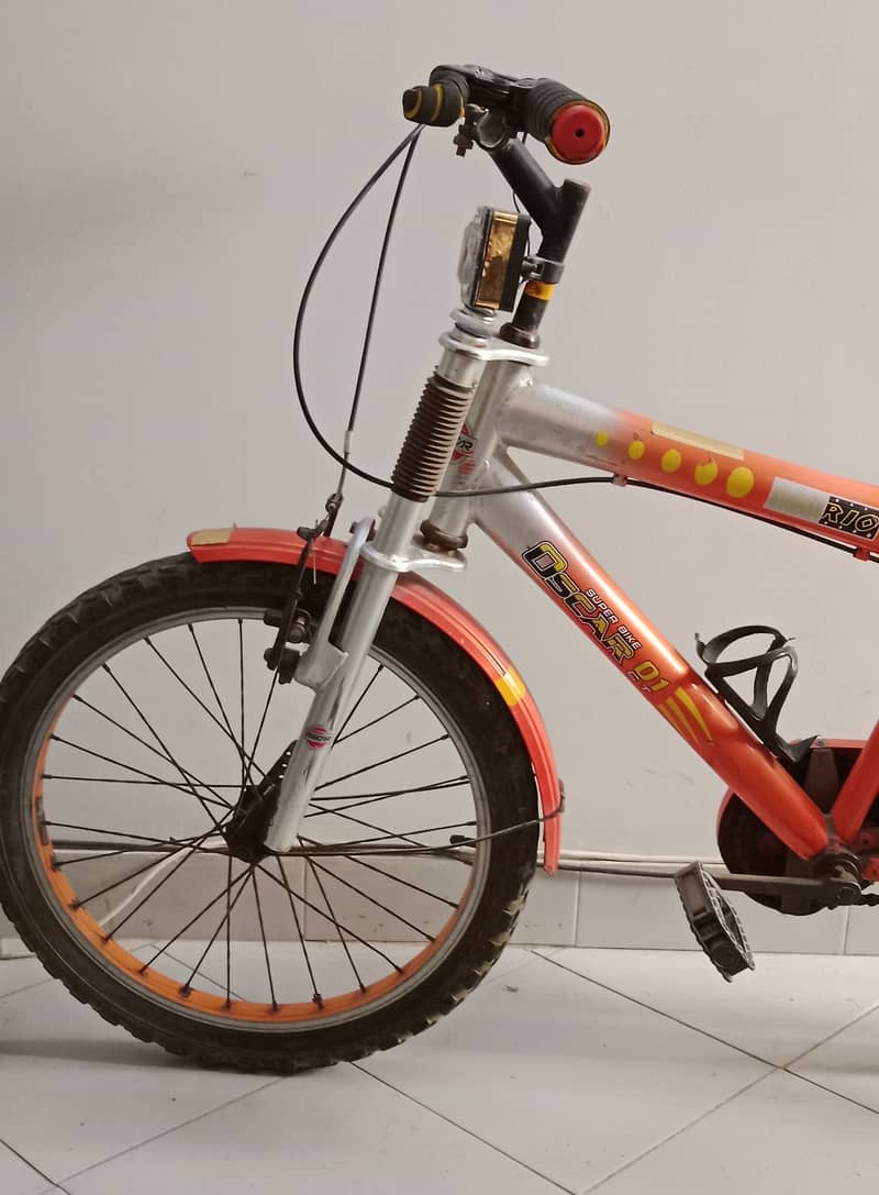 Bicycle in orange color | Stylish and Durable Bike for All Ages" 4