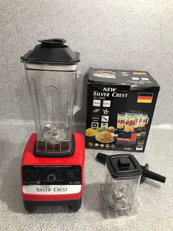 Imported Silver Crest Mixer Juicer High Power Blender 1