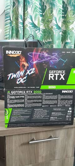 2 RTX 3050 Dual Fans OC edition. 10 by 10 condition