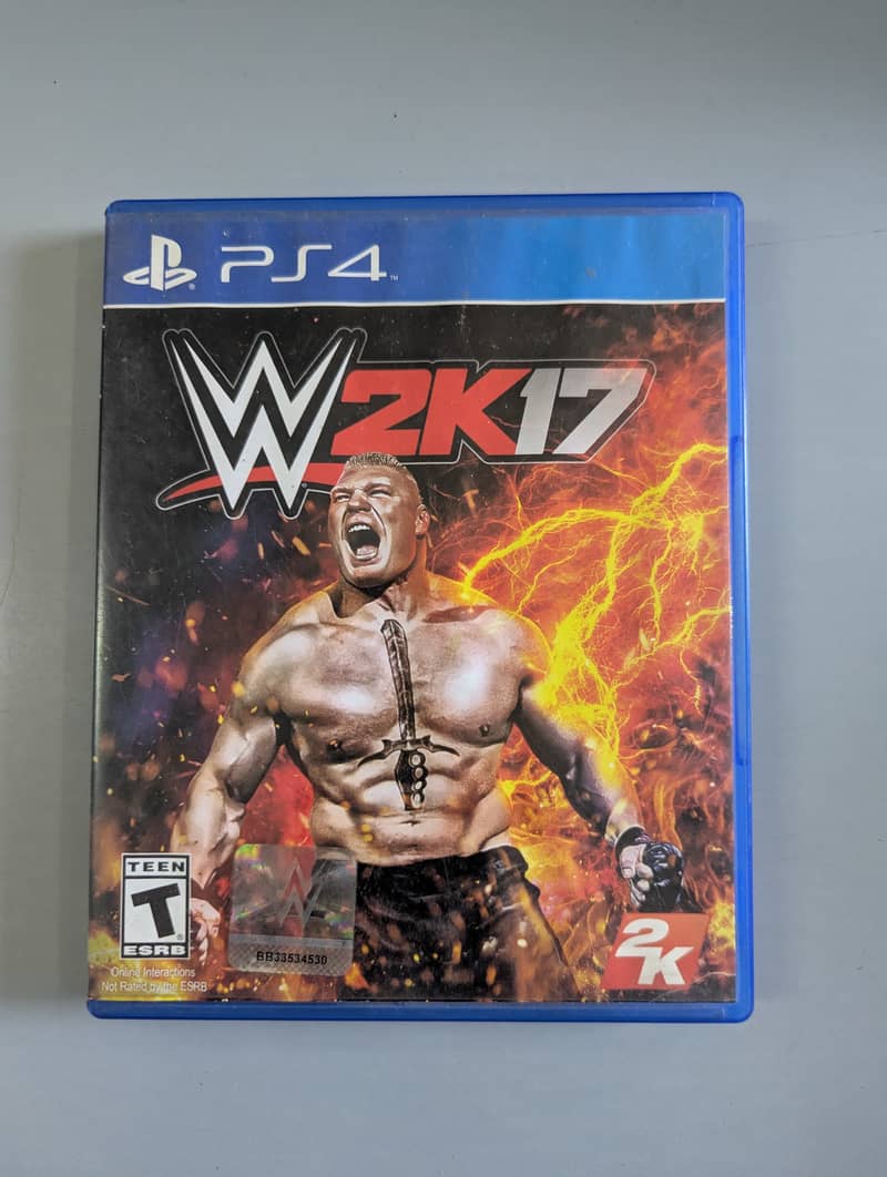 PS4 WWE 2k 17 lush condition 0