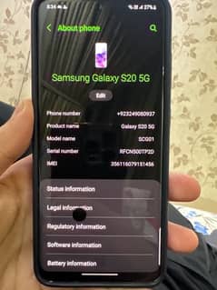 Samsung s20 5g