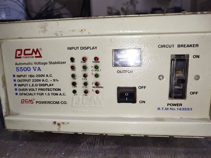 Stabilizer 5500 Va Full Copper 1