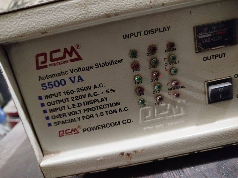 Stabilizer 5500 Va Full Copper 6